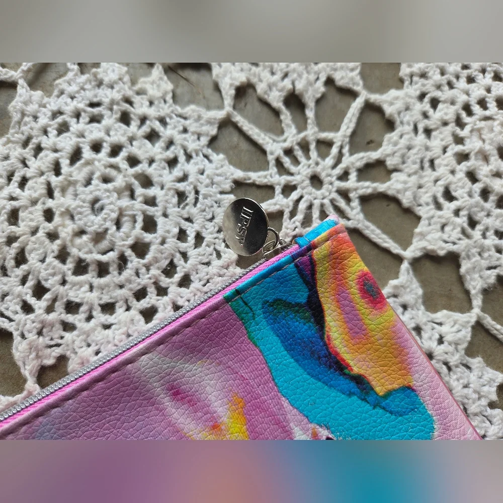 IPSY Glam Bag – July 2025 Summer Abstract Pastel Design | Bag Only